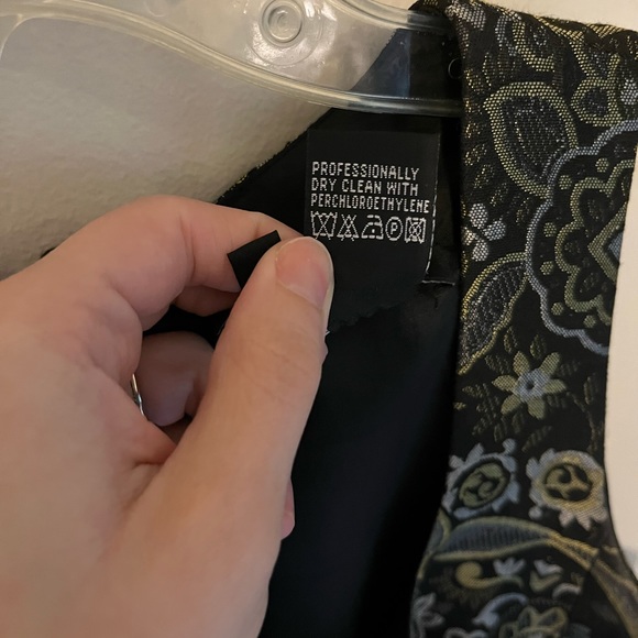 Etcetera sleeveless black and silver dress size 0 - Picture 5 of 5